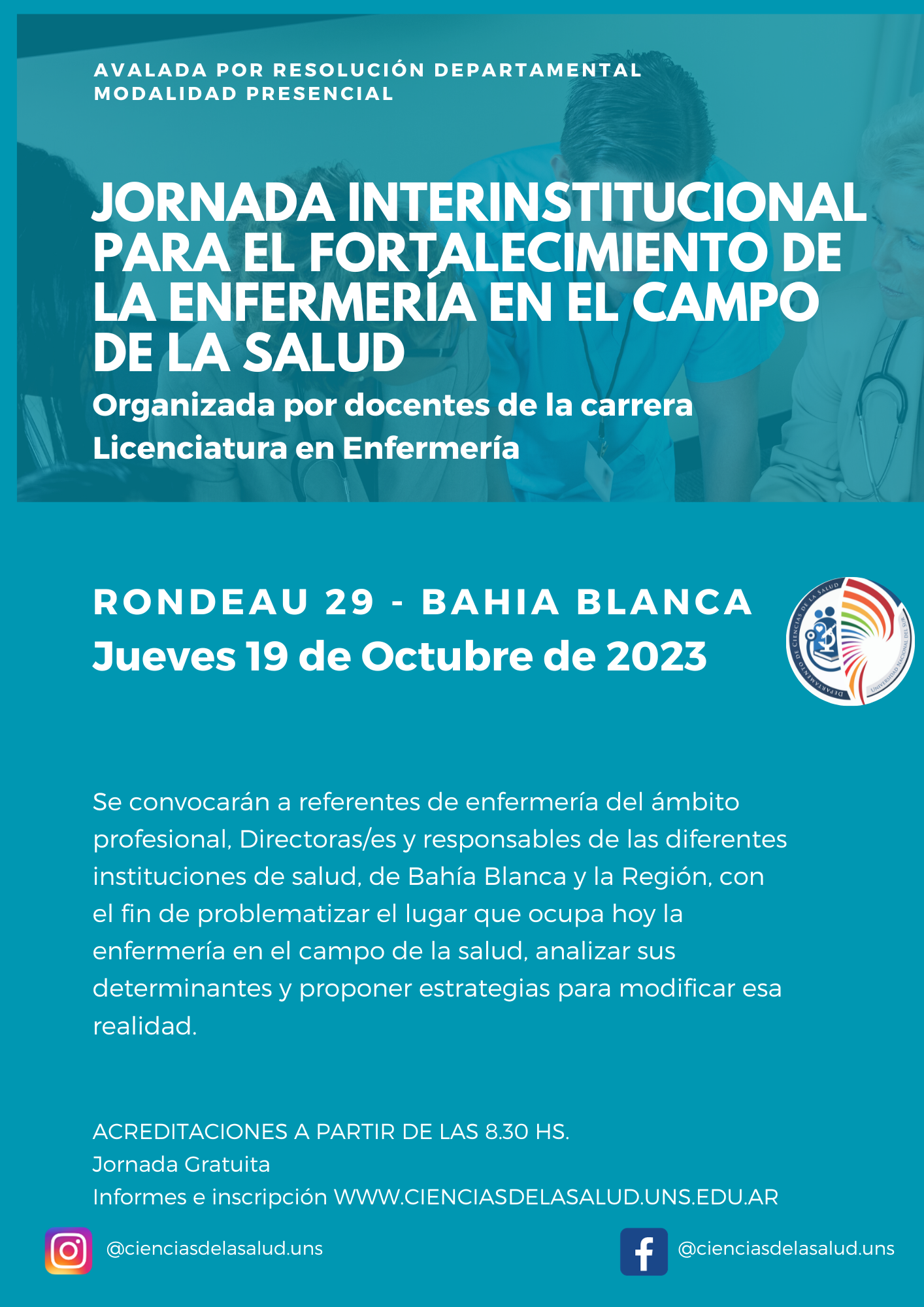 Jornada interinstitucional para el Fortalecimiento de la Enfermería en el campo de la Salud